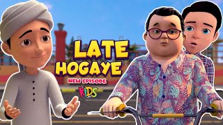 Babloo Aur Faizan Late Hogaye  New Ghulam Rasool Episode  3D Animation Cartoon  Kids Land [upl. by Blumenthal]