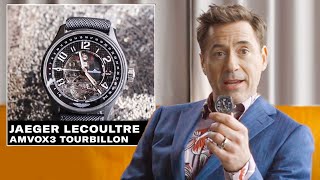 Robert Downey Jr Shows Off His Epic Watch Collection  GQ [upl. by Akeenahs191]