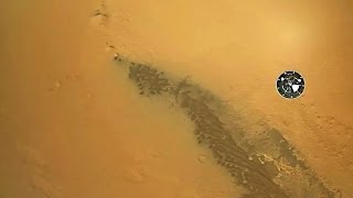 ✔ Real Video Footage Curiosity landing on Mars Heat Shield Surface Impact [upl. by Melia]