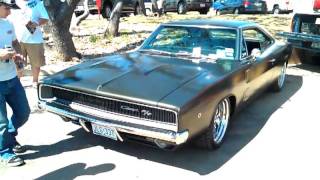 1968 Dodge Charger RT with moulded skull hood ornament [upl. by Enileve]