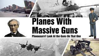 Planes With Massive Guns  Phwooaarr Look At The Guns On That One [upl. by Hsiri]