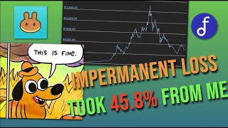 What Is Impermanent Loss amp How I Lost 458 of My Gains to It [upl. by Dadinirt977]