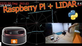 Raspberry pi using LIDAR sensor [upl. by Kappel]