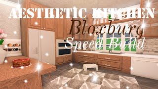 Aesthetic Bloxburg Kitchen  Roblox [upl. by Tlevesor]