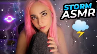 ASMR 🌩 TORMENTA  NIEBLA amp VISUAL ⚡️  stherolive [upl. by Ydurt]