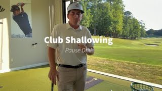 Do THIS Simple Drill to Shallow Your Golf Club [upl. by Delle]