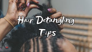 How to detangle hair without breakage  4c natural hair care [upl. by Meisel]