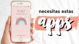 LAS 5 MEJORES APLICACIONES QUE NECESITAS EN TU CELULAR 2018 [upl. by Aizti]