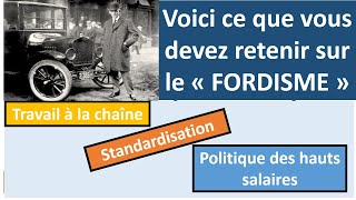 Lorganisation scientifique du travail  Apport du FORDISME [upl. by Bois]