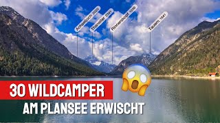 30 Wildcamper erwischt 😱 Realtalk bei einer Wanderung um den Plansee [upl. by Brnaba]