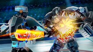 Raiden punching Armstrong meme but its in Real Steel [upl. by Carmelina295]