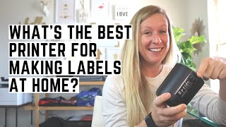 How I Print My Labels At Home  Whats The Best Printer Inkjet vs Laser and Avery Labels [upl. by Tedd]