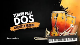 Veneno Para Dos Orquesta Bronko Video  Salsa Con Letra [upl. by Haneehs]