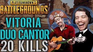 VitÓRia Duo Cantor 20 Kills No Pubg [upl. by Persian]