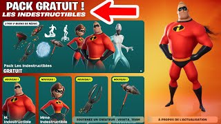 Récupérer GRATUITEMENT le PACK LES INDESTRUCTIBLES sur Fortnite [upl. by Blas546]