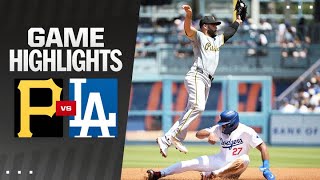 Pirates vs Dodgers Game Highlights 81124  MLB Highlights [upl. by Yentiw]