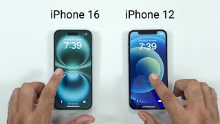 iPhone 16 vs iPhone 12  SPEED TEST [upl. by Yelyah]