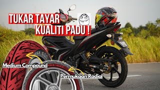 LC135 V8 MASUK TAYAR PADU  CORSA S88  HUJAN PANAS STEADY [upl. by Tutto]