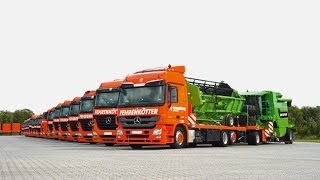 Lkw ReportageMit dem Tieflader durch Europa [upl. by Airasor]