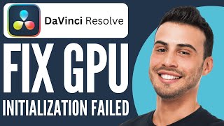 How To Fix Davinci Resolve GPU Initialization Failed  Davinici Resolve Tutorial 2024 [upl. by Ahsila]