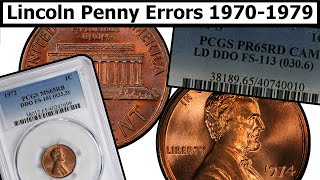 19701979 Lincoln Penny Errors amp Varieties Complete Guide  Values amp Clear Explanation [upl. by Eloken]