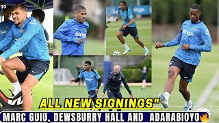 DAY 2 All New Signings In Chelsea Training Today Marc Guiu dewsburry hall And Adarabioyo Spotted [upl. by Ahtera]