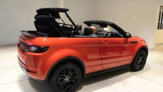 Range Rover Evoque Convertible Roof Demonstration And Tour HD [upl. by Templer57]