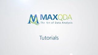 2016 MAXQDA 12 MAXMaps Modelle [upl. by Nythsa]