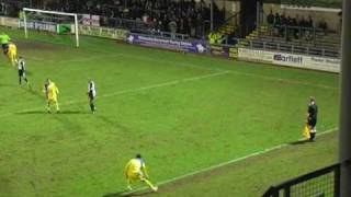 Dorchester Town 1 AFC Wimbledon 1  2nd half  13th Jan 2009 [upl. by Honna]