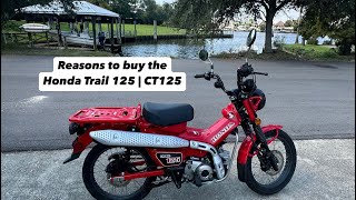 Reasons to buy the Honda Trail 125  CT125 [upl. by Bascio481]