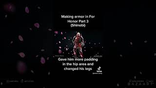 For Honor Shinobi Armor Concept [upl. by Havard]