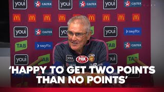 Fagan on his first draw after two decades in the AFL  Brisbane Lions Press Conference  Fox Footy [upl. by Vasta]