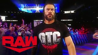 Roman Reigns’ stunning return at SummerSlam Raw highlights Aug 5 2024 [upl. by Akehsar]