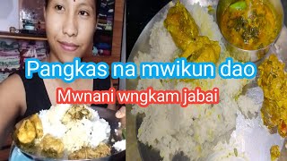 Mwnani wngkam jabaimwikun dao mwita na pangkas jwng  Kristina Moshahary vlog [upl. by Lanni]