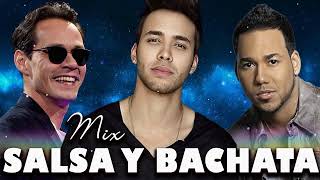 MIX SALSA Y BACHATA DADDY YANKEE MARC ANTONY PRINCE ROYCE ROMEO SANTOS AVENTURA 💕 [upl. by Lewak]