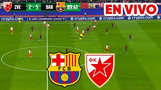 🔴 BARCELONA VS ESTRELLA ROJA PARTIDO EN VIVO  CHAMPIONS LEAGUE  JUEGA LAMINE YAMAL FULL MATCH [upl. by Aneroc]