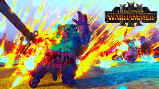 Huge fireworks  Grand Cathay VS Nurgle  Tzeentch  Total War WARHAMMER 3  FIRESupport  4K [upl. by Scotti984]