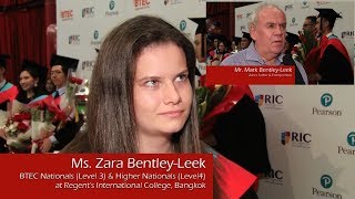 Graduation Testimonial Ms Zara BentleyLeek and Mr Mark BentleyLeek [upl. by Caplan]