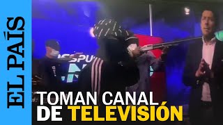 ECUADOR  Criminales armados toman el canal de TC televisión en vivo  EL PAÍS [upl. by Whipple929]