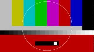 Testbild Testcard Test Pattern Widescreen [upl. by Goodyear]