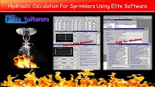 NFPA 13 Fire Sprinkler Elite Software Hydraulic Calculation for Light Hazard [upl. by Nachison142]