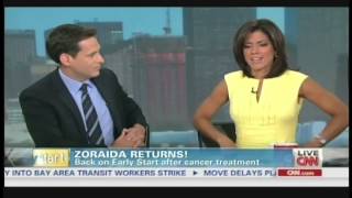 Zoraida Sambolin returns after recovering from breast cancer on quotEarly Startquot August 5 2013 [upl. by Mosby]