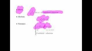 Pareto Type II Distribution  Worked Examples Method Of Moments [upl. by Rodman224]