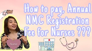 HOW TO PAY ANNUAL NMC REGISTRATION FEE [upl. by Annasiul]