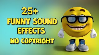 25 Trending funny sound effects no copyright  Free sound effects for funny video [upl. by Anett]