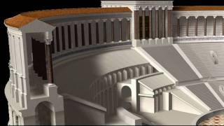 Ancient Rome Theatre of Pompey HD [upl. by Atikir]