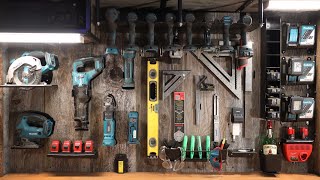 Tool Wall with Custom Tool Holders [upl. by Ellenuahs]