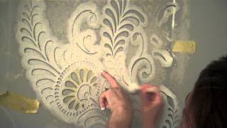 How To Stencil A Wall [upl. by Christos]