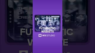 Futuristic Website  Wix Studio wixstudio [upl. by Nora]