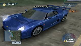 Test Drive Unlimited PS2 2007  Haleiwa Loop Arcade Race [upl. by Nayrb860]